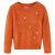 Sweter dziecięcy z dzianiny, palony pomarańcz, 92