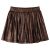 Spódniczka dziecięca z brokatem, koniakowa, 140
