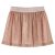 Spódniczka dziecięca z brokatem, subtelny róż, 140