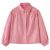 Bluzka dziecięca z obszernymi rękawami, stary róż, 140