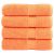 Ręczniki premium SOLUND 4 szt., pomarańczowe, 50x100 cm