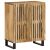 Szafka, 60x34x75 cm, lite surowe drewno mango