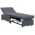 Sofa Bed Ciemnoszary 194 x 67 x 82 cm Aksamit