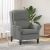 fotel ciemno szary 76 x 94 x 102 cm Mikrofibra