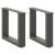 Nogi do stolika kawowego w kształcie litery U 2 szt. Antracyt 40x(30-31) cm Stal