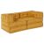 Modułowa sofa 2 pcs Żółty 140 x 70 x 56 cm tkanina