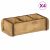 Taca 4 pcs Brązowy 30 x 14 x 9 cm Lite Drewno Recyklingowe