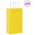 Torby papierowe 50 szt. z uchwytami żółte 21x11x36 cm