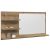 Szafka łazienkowa z lustrem, dąb artisan, 90x11x45 cm