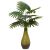 Sztuczna Palma Roślina 9 Liści 65 cm Zielony