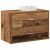 Szafka z 2 szufladami, stare drewno, 60x31x40 cm