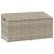 Skrzynia ogrodowa jasnoszara 110x50x58 cm polirattan