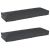 Zestaw poduszek na paletę 2 pcs Czarny 120 x 40 x 8 cm