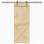 Drzwi przesuwne z osprzętem, 90x210 cm, lite drewno sosnowe