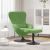 Fotel Jajko z Podnóżkiem Jasnozielony 63 x 73 x 90 cm Aksamit