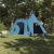 Namiot Teepee z dachem Niebieski 545 x 450 x 295 cm