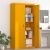 Szafka do przechowywania 2 pcs Musztardowy Żółty Stal