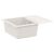 Zlew Biały 620 x 500 mm 80% Kwarc i 20% Żywica